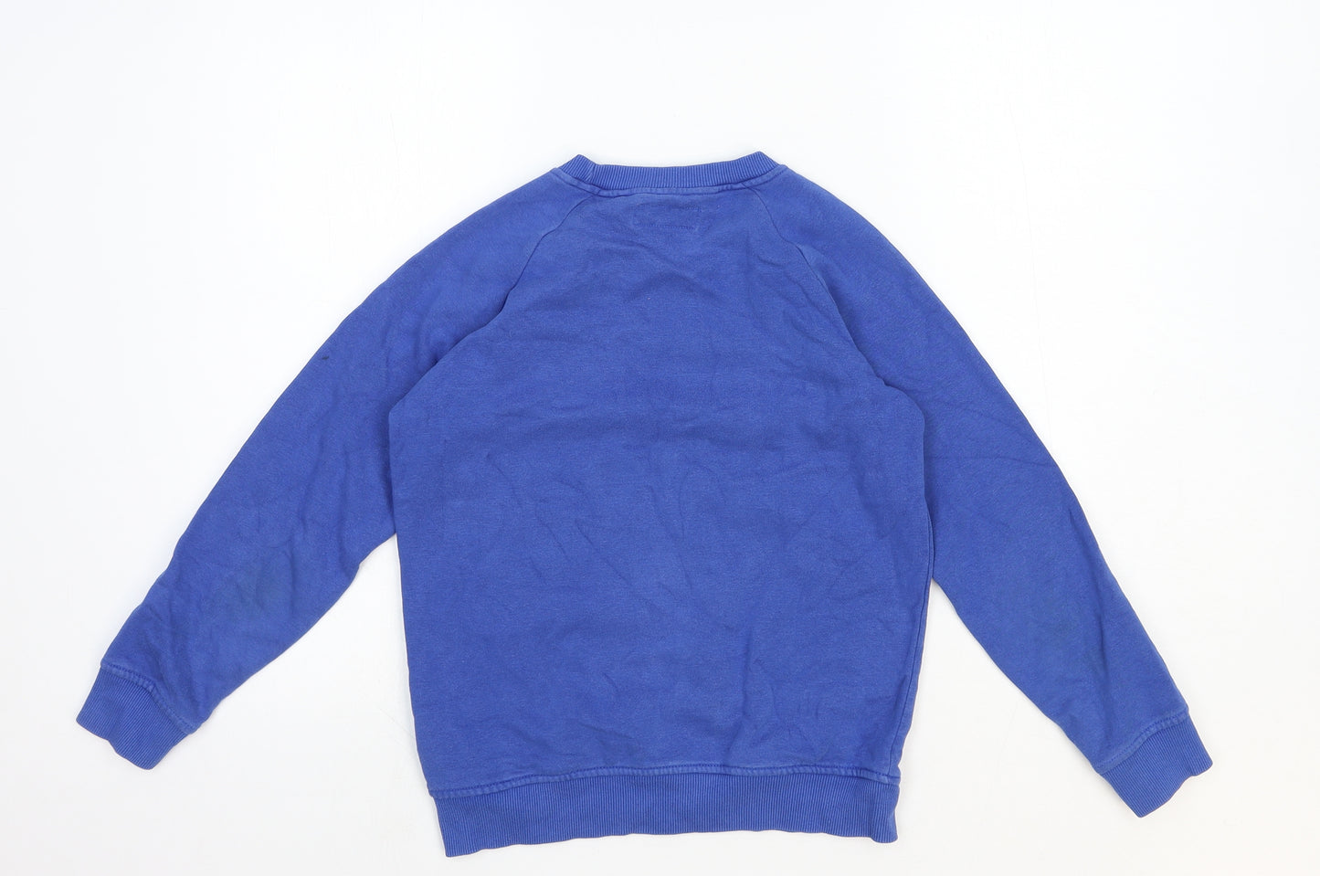 NEXT Boys Blue Cotton Pullover Sweatshirt Size 9 Years Pullover