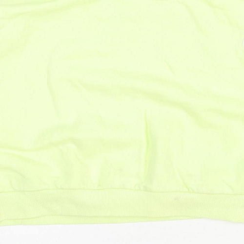 Marks and Spencer Girls Yellow Cotton Pullover Sweatshirt Size 10-11 Years Pullover