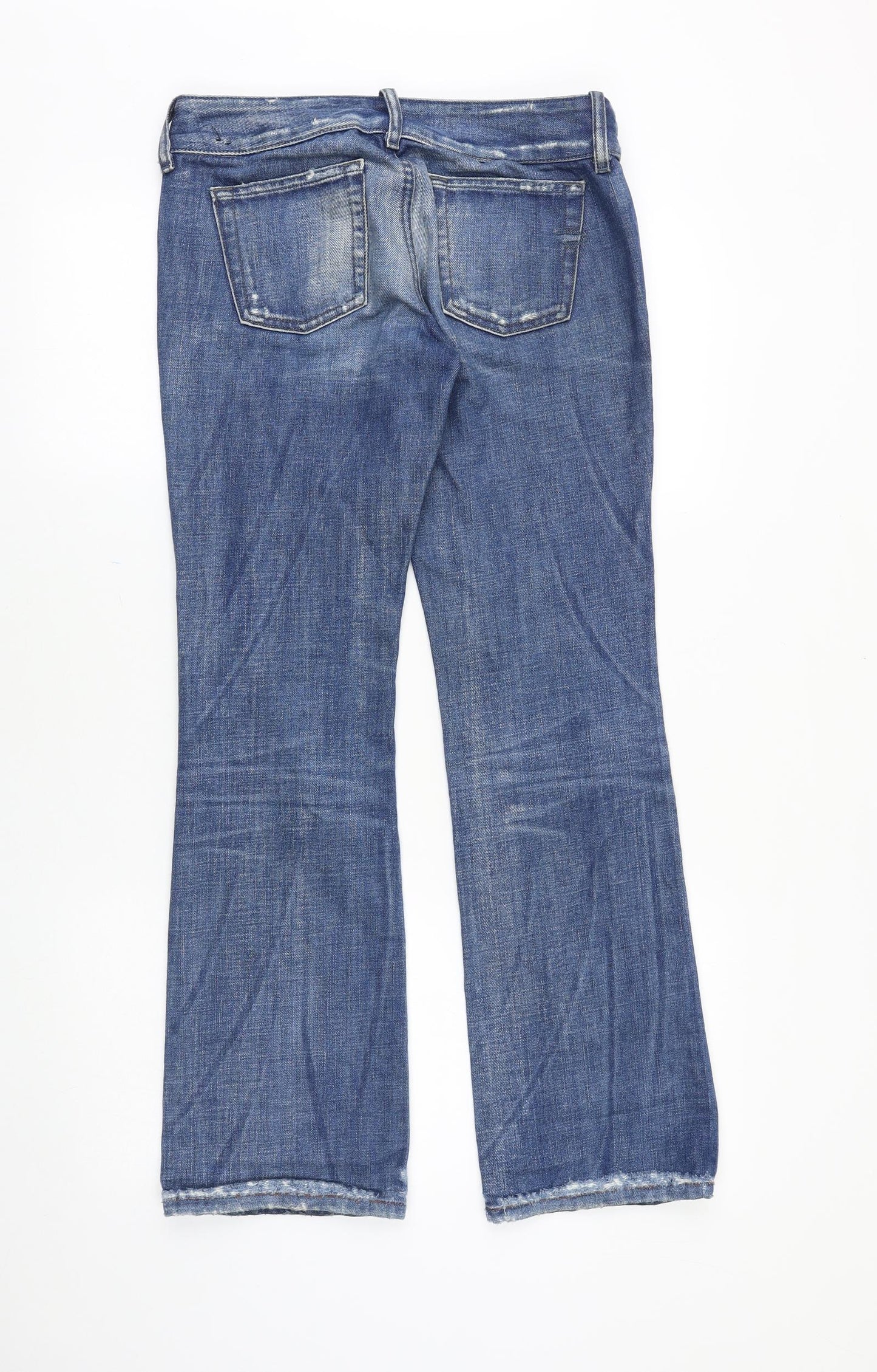 Diesel Womens Blue Cotton Straight Jeans Size 30 in L30 in Regular Zip