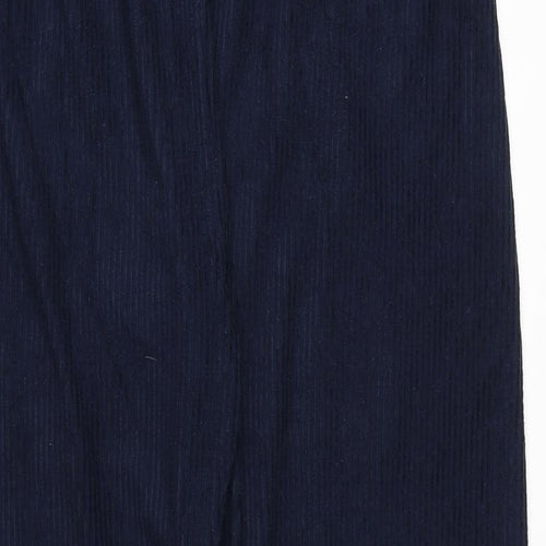 Cotton Traders Womens Blue Elastane Trousers Size 25 Regular
