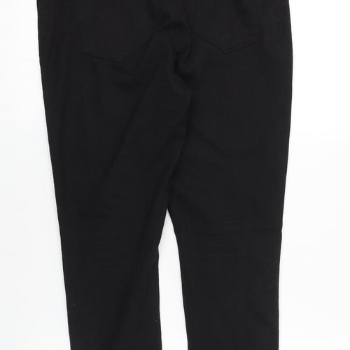 Denim & Co. Womens Black Cotton Jegging Jeans Size 14 Slim