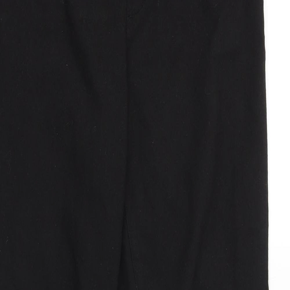 Denim & Co. Womens Black Cotton Jegging Jeans Size 14 Slim