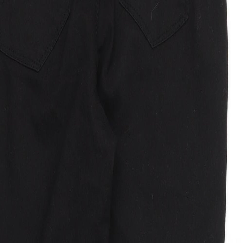 Denim & Co. Womens Black Cotton Jegging Jeans Size 14 Slim