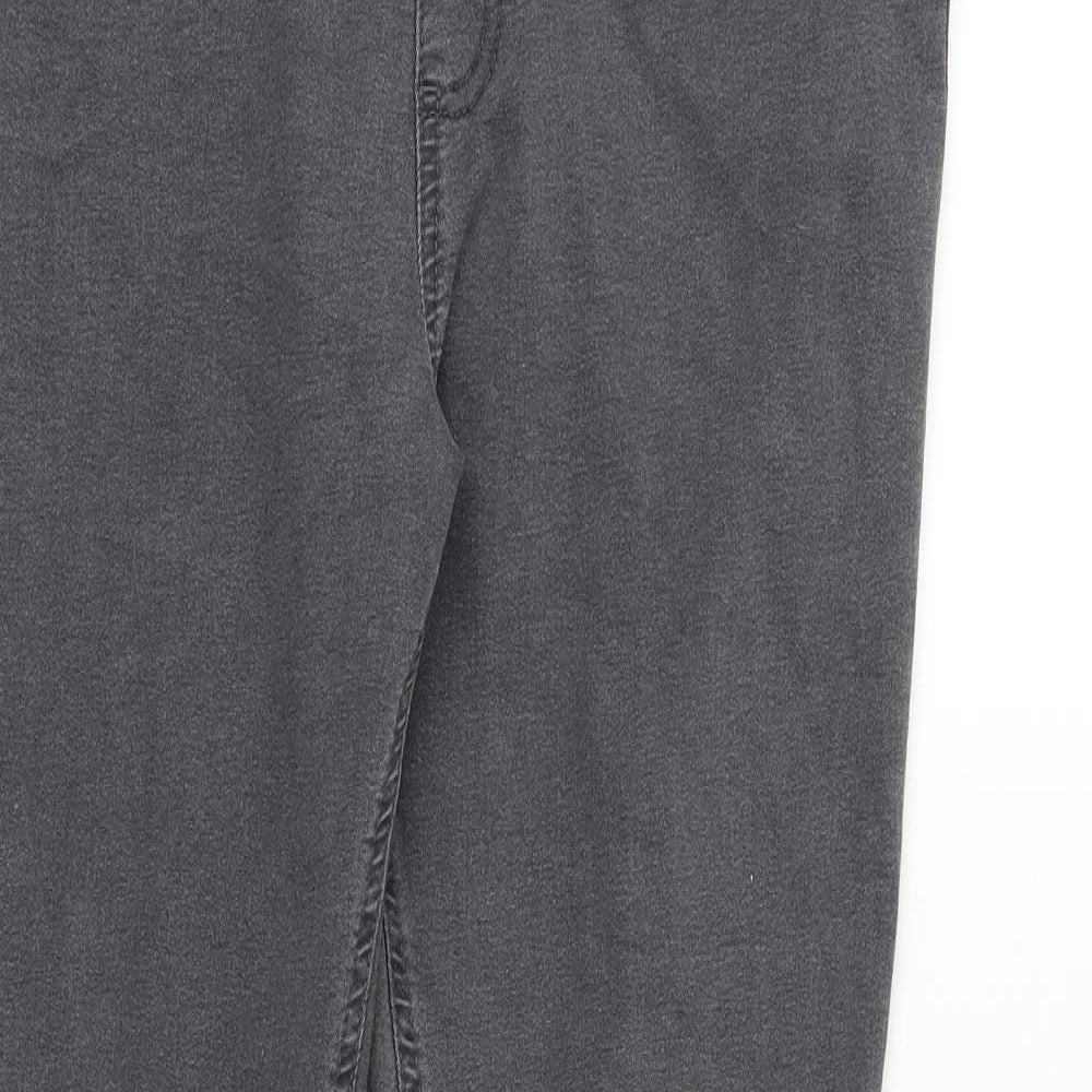 Marks and Spencer Womens Grey Cotton Jegging Jeans Size 14 Regular