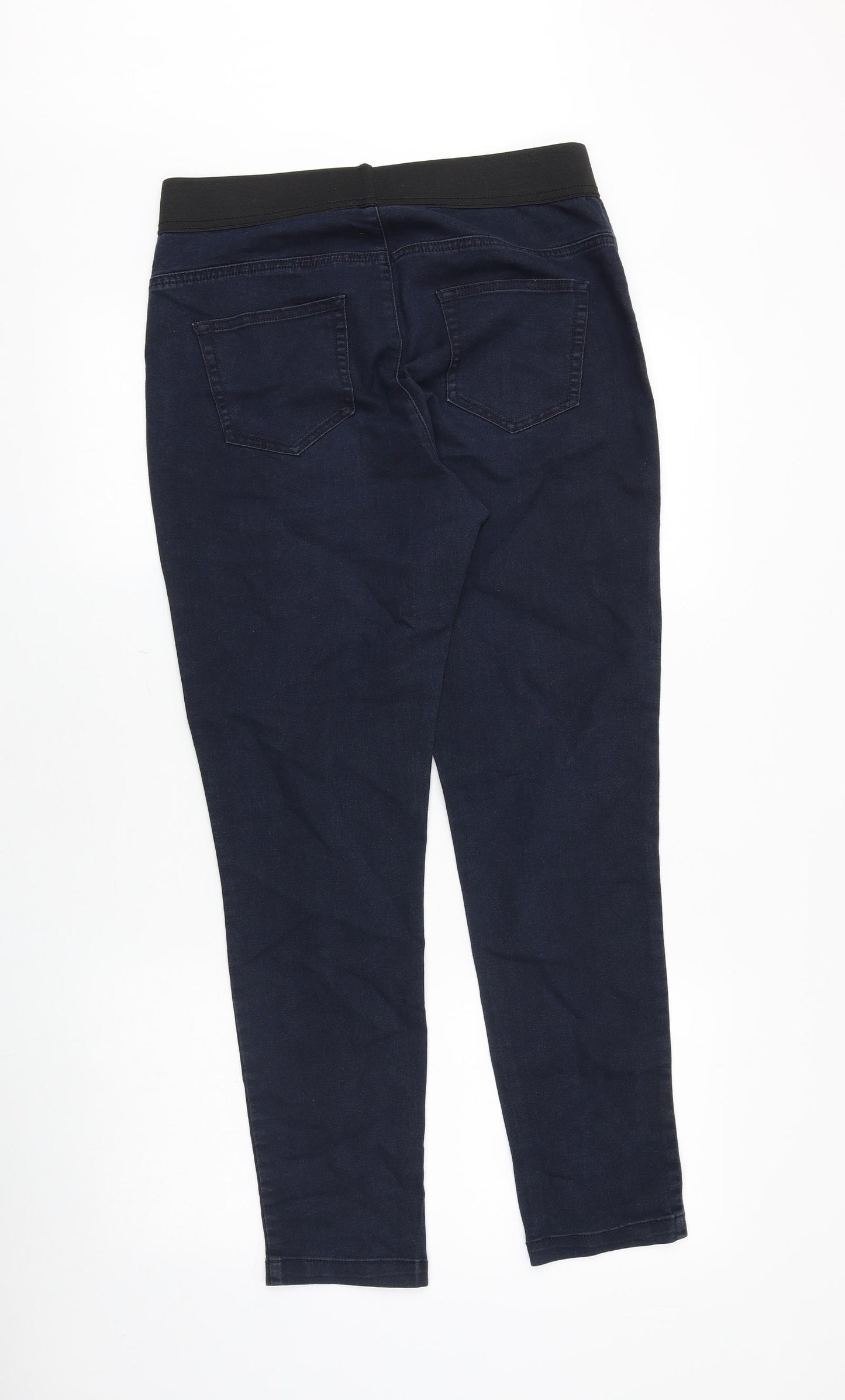 Preworn Womens Blue Cotton Jegging Jeans Size 31 in Slim