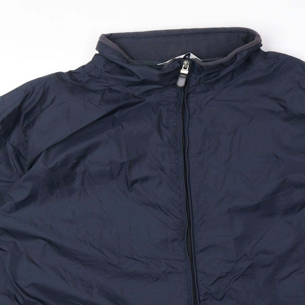 Kustom Kit Mens Blue Anorak Coat Size M Zip