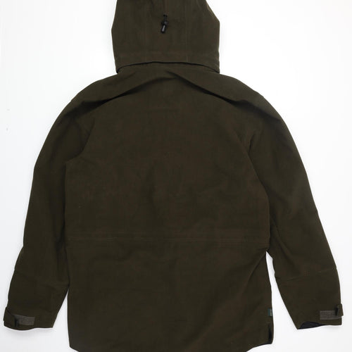 Deerhunter Mens Green Anorak Coat Size XL Zip