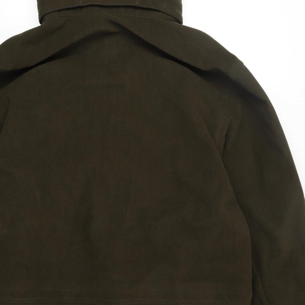 Deerhunter Mens Green Anorak Coat Size XL Zip