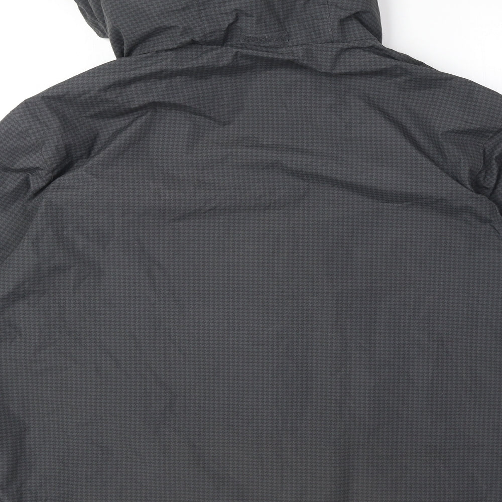 Regatta Mens Grey Rain Coat Coat Size M Zip