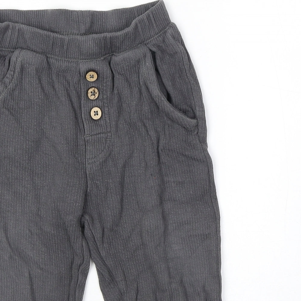 Zara Baby Grey Polyester Jogger Trousers Size 18-24 Months L50 cm Pullover