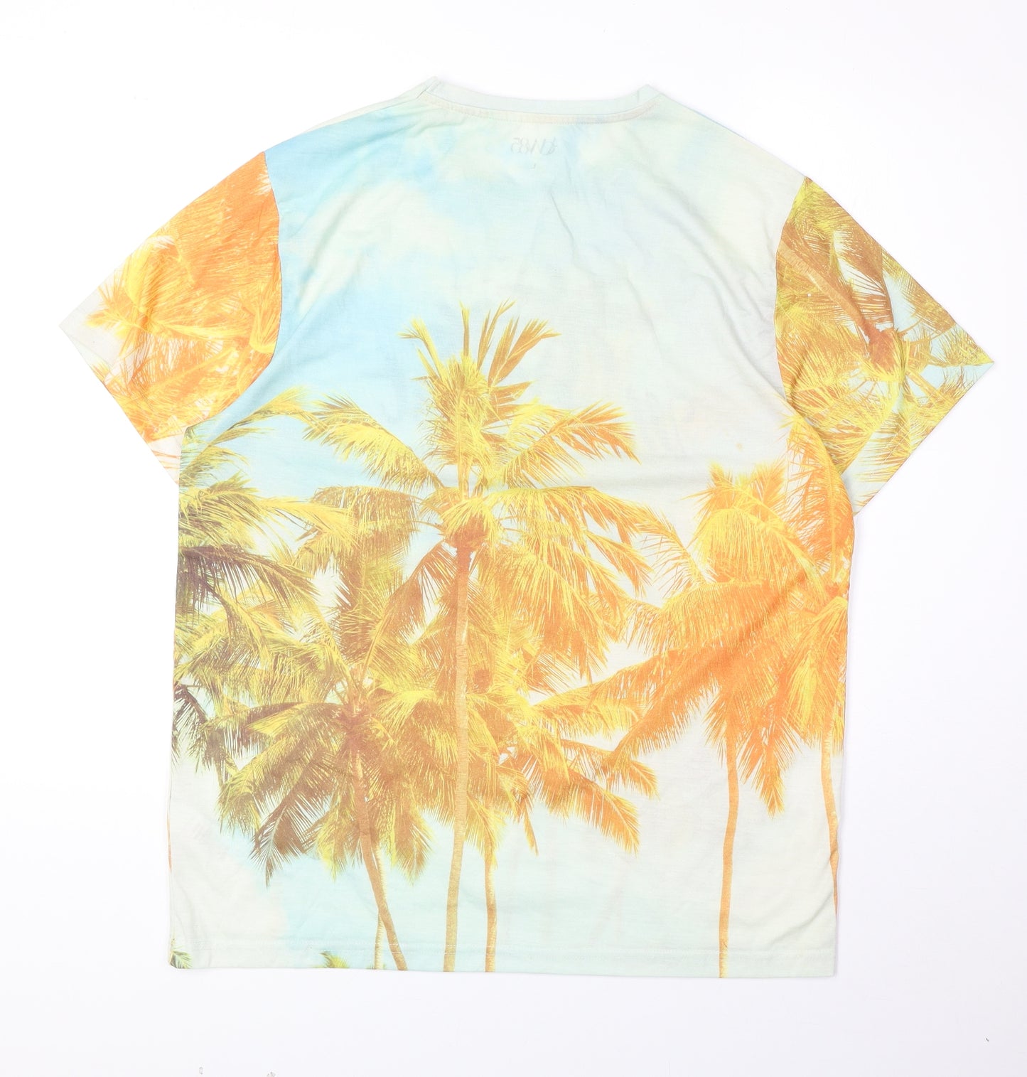 Matalan Mens Multicoloured Polyester T-Shirt Size L Round Neck - West Coast Los Angeles