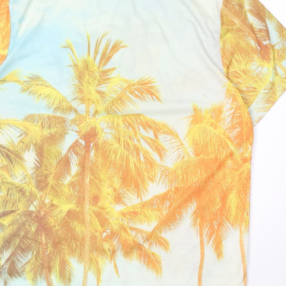 Matalan Mens Multicoloured Polyester T-Shirt Size L Round Neck - West Coast Los Angeles