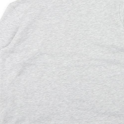 Damart Womens Grey Polyester Pullover Sweatshirt Size 10 Zip - Size 10-12