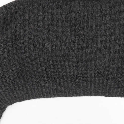 BDG Womens Grey Round Neck Acrylic Pullover Jumper Size M