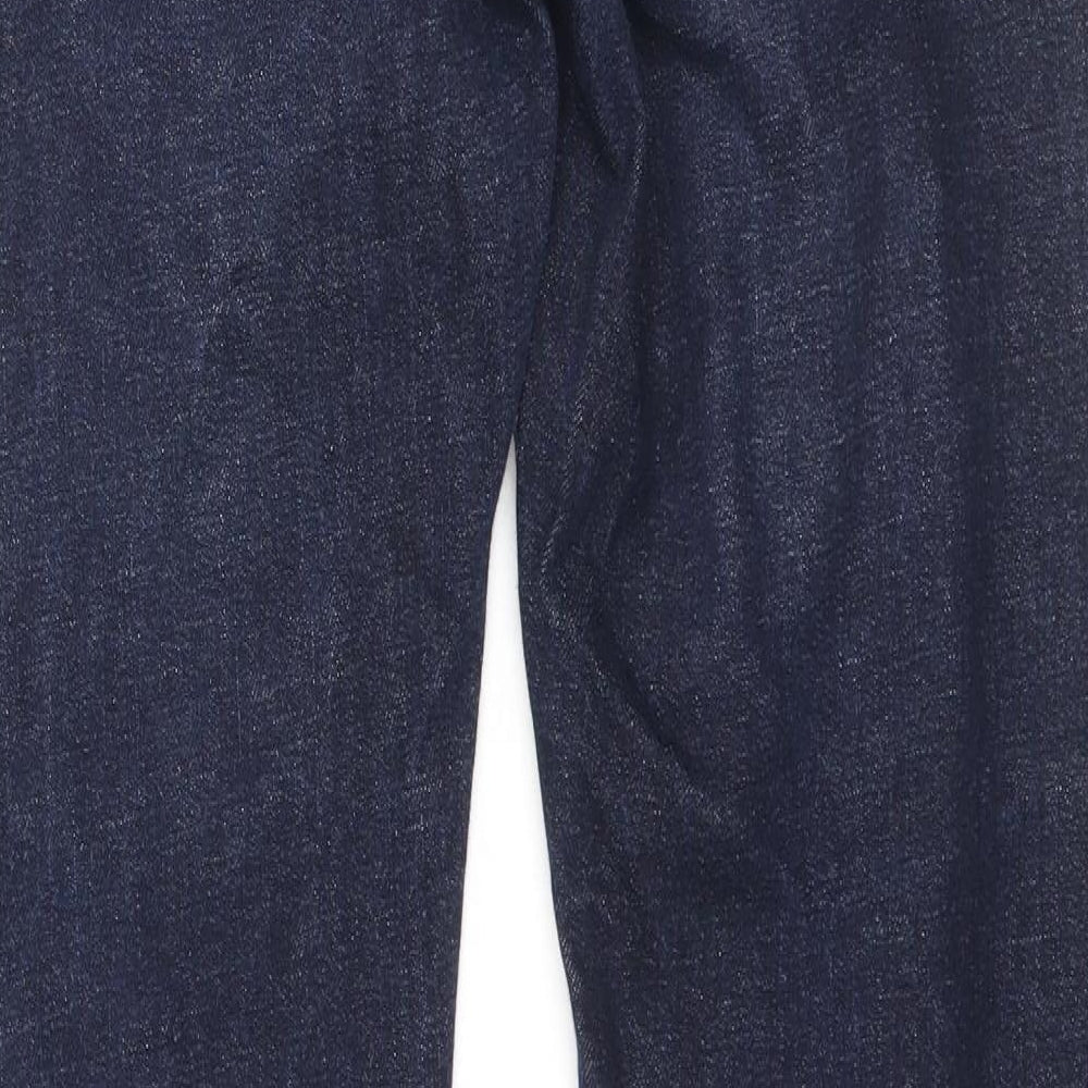 Gap Mens Blue Cotton Straight Jeans Size 29 in Slim Zip