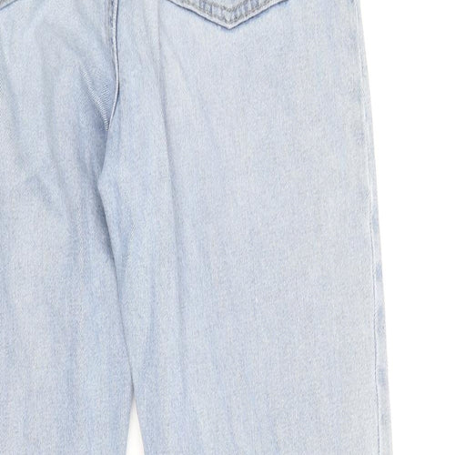 Miss Selfridge Womens Blue Cotton Skinny Jeans Size 6 Regular Zip