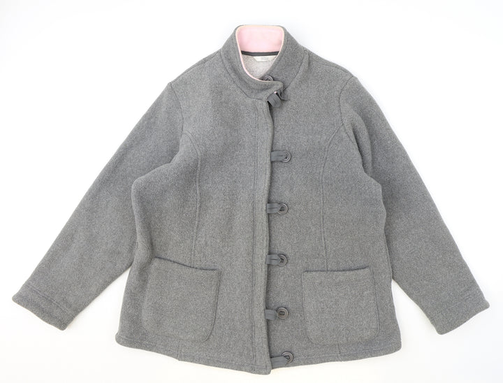 Marks and Spencer Womens Grey Jacket Size M Zip