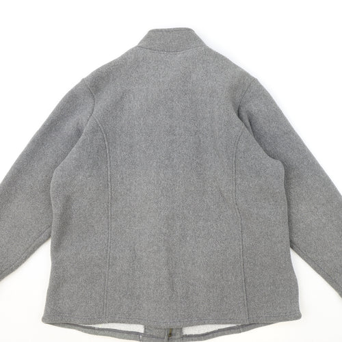 Marks and Spencer Womens Grey Jacket Size M Zip