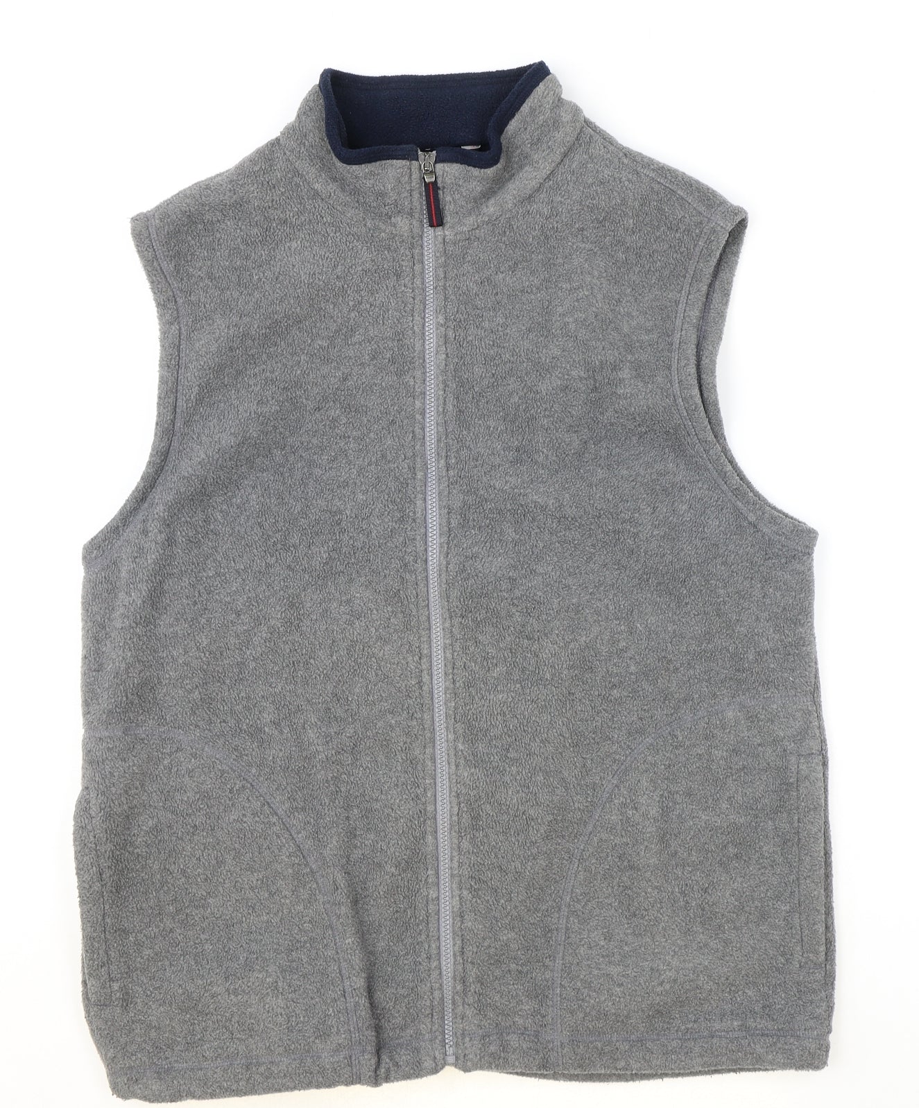 Marks and Spencer Mens Grey Jacket Waistcoat Size L Zip