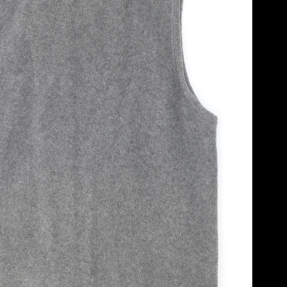 Marks and Spencer Mens Grey Jacket Waistcoat Size L Zip