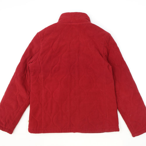 Maine Womens Red Jacket Size 12 Zip