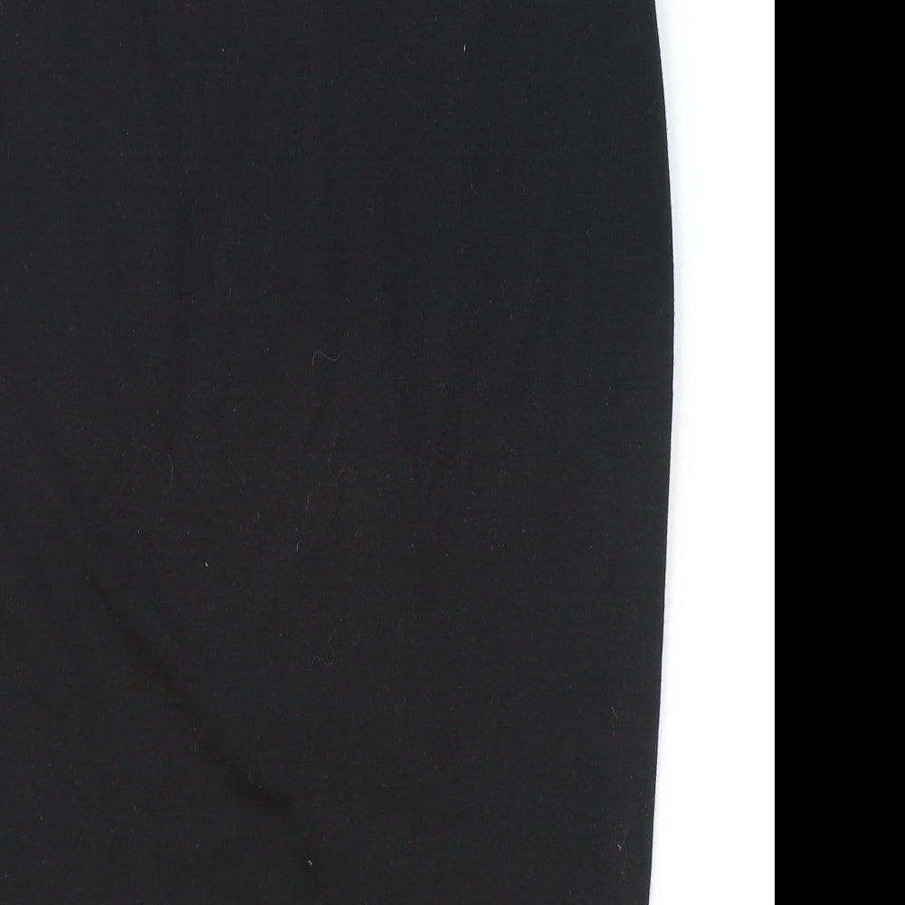 Atmosphere Womens Black Geometric Polyester Straight & Pencil Skirt Size 8