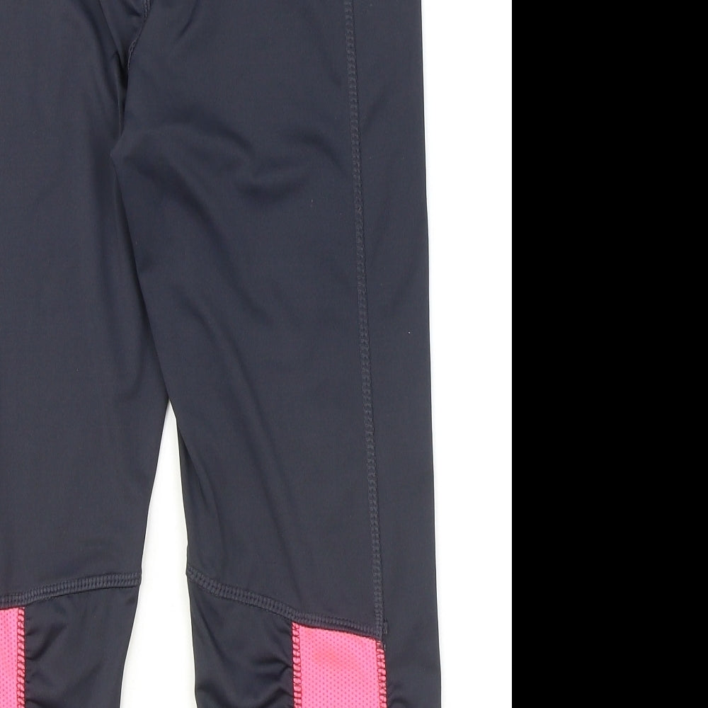 Atmopshere Womens Grey Polyester Cropped Leggings Size 10