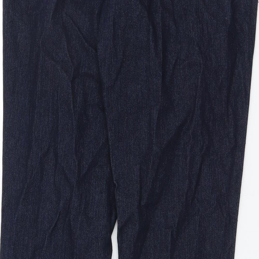 DP Denim Womens Blue Cotton Straight Jeans Size 10 L29 in Slim Button