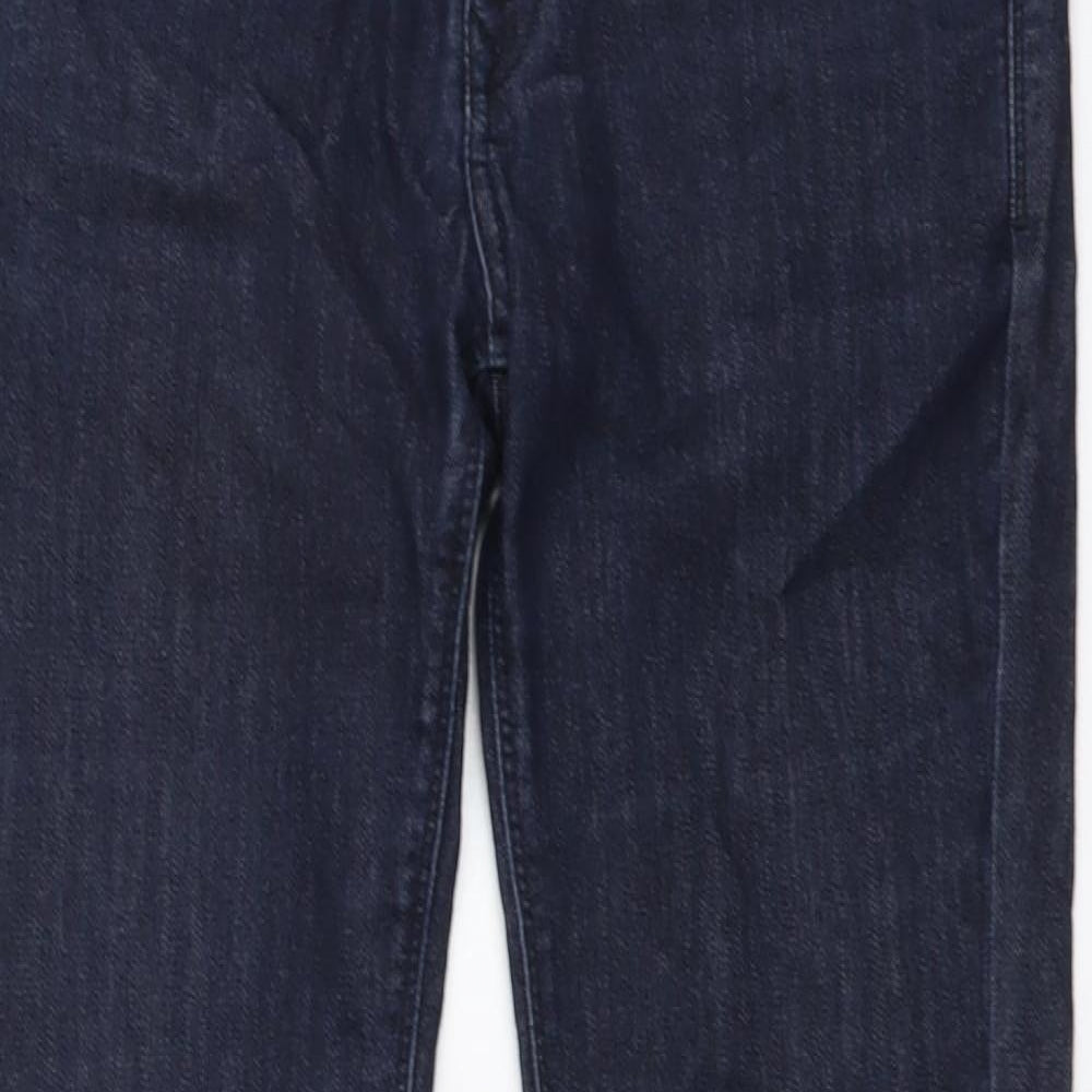 Jigsaw Womens Beige Cotton Skinny Jeans Size 10 L31 in Regular Button
