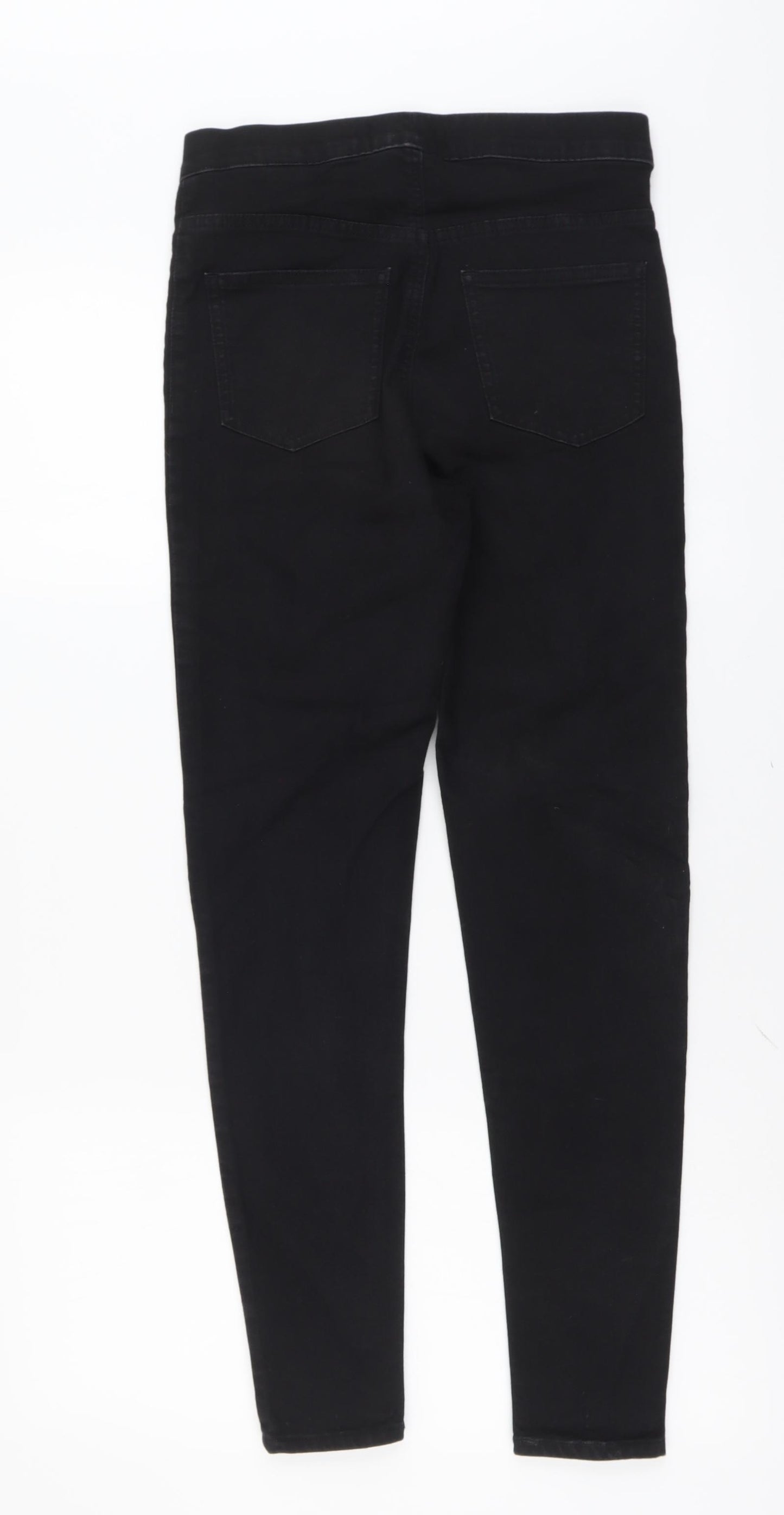 Marks and Spencer Womens Black Cotton Jegging Jeans Size 8 L27 in Regular