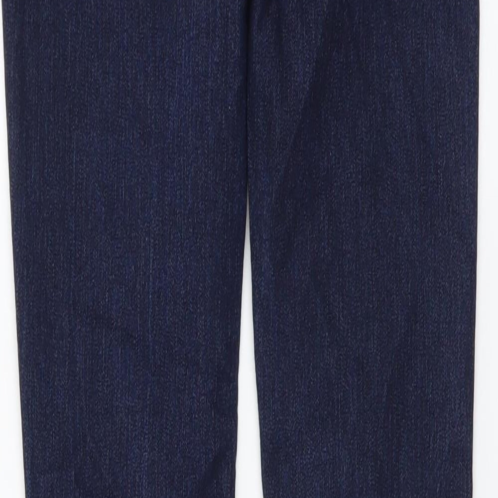 Gap Boys Blue Cotton Skinny Jeans Size 12 Years Regular Button