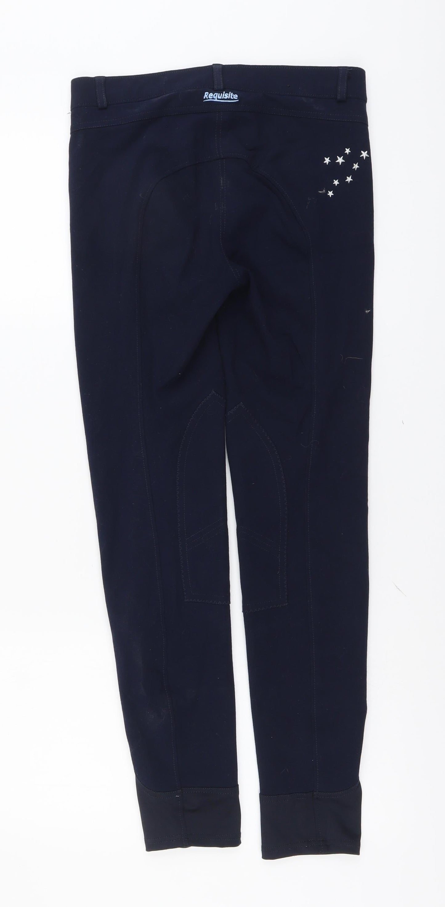 Requisite Girls Blue Polyester Jogger Trousers Size 13 Years Regular Button - Unicorn Leggings