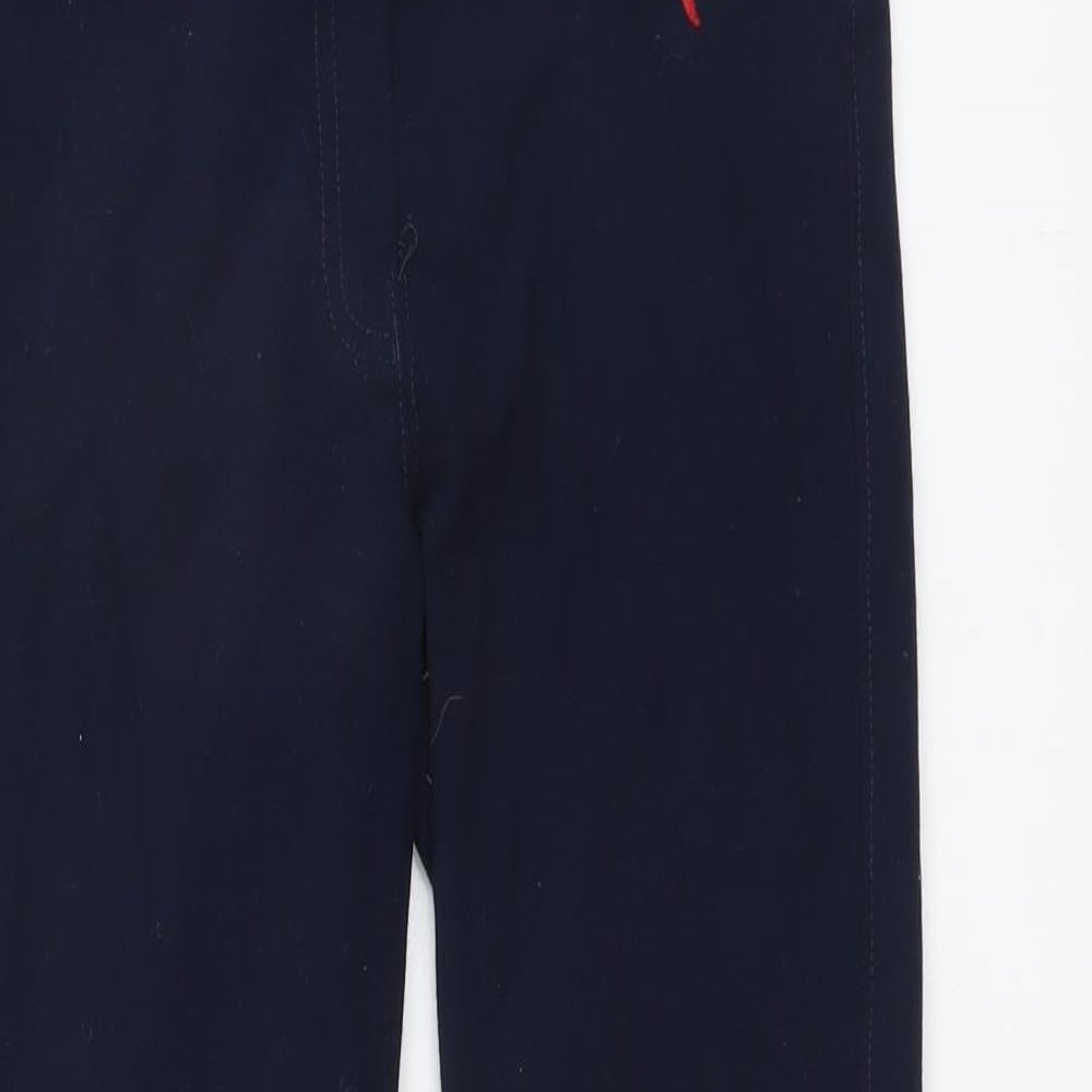 Requisite Girls Blue Polyester Jogger Trousers Size 13 Years Regular Button - Unicorn Leggings