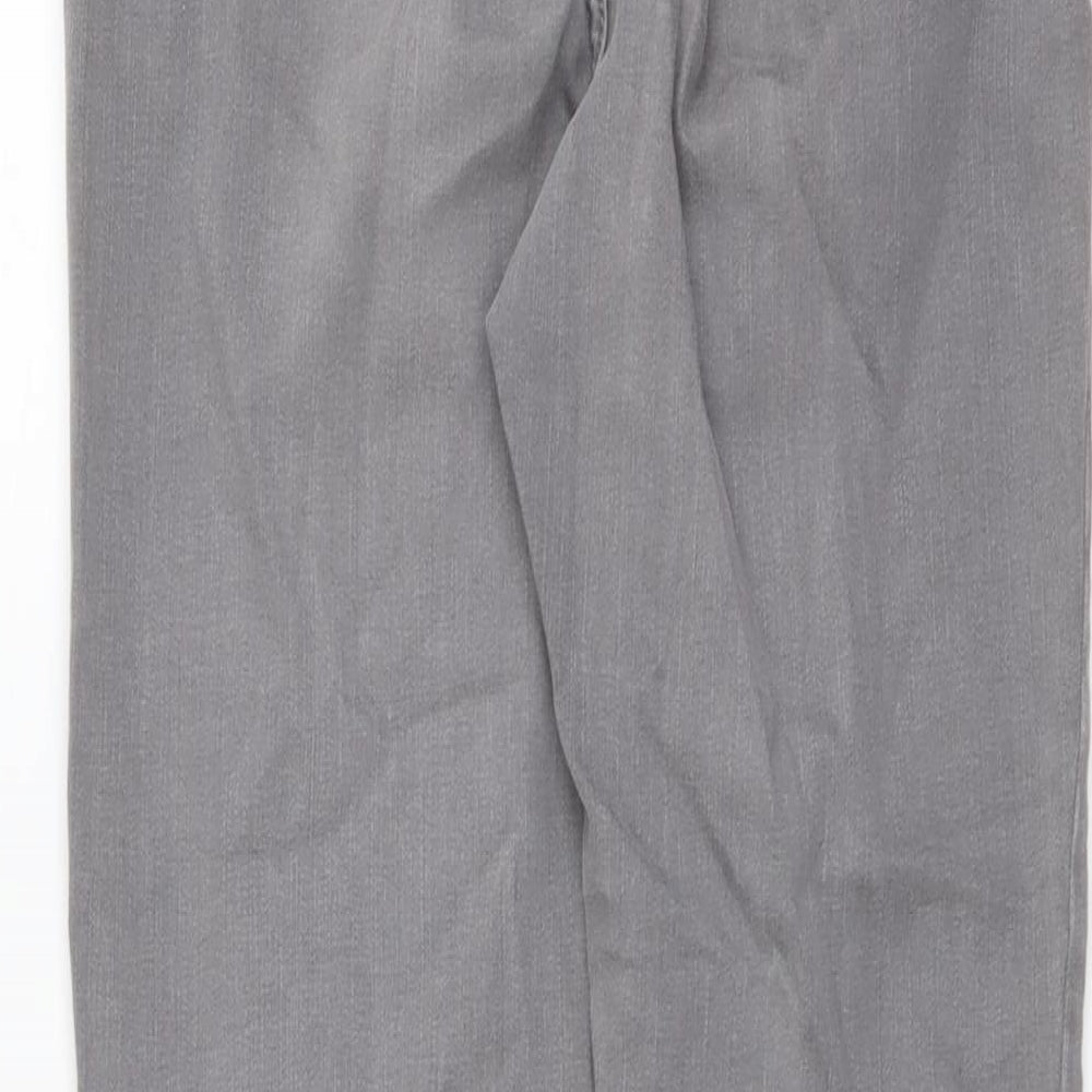 Per Una Womens Grey Cotton Skinny Jeans Size 10 L29 in Regular Button