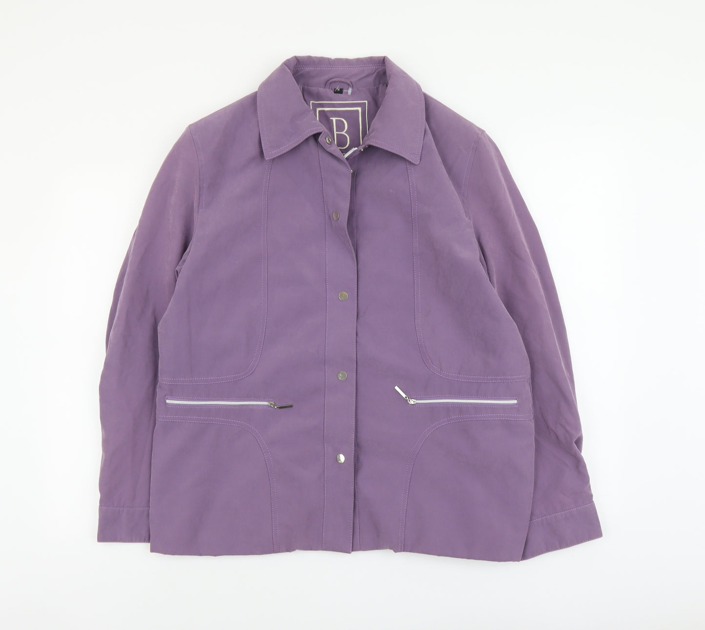 Blamoral Womens Purple Jacket Size 16 Zip
