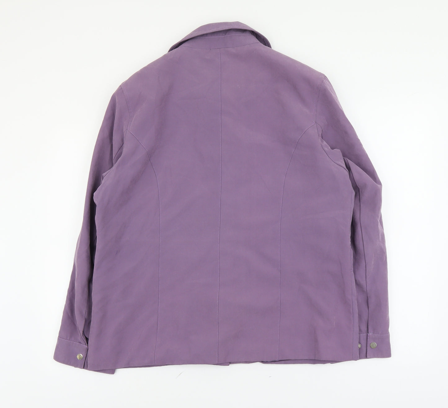 Blamoral Womens Purple Jacket Size 16 Zip