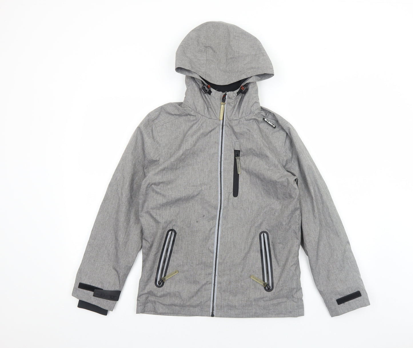 Marks and Spencer Boys Grey Jacket Size 10-11 Years Zip