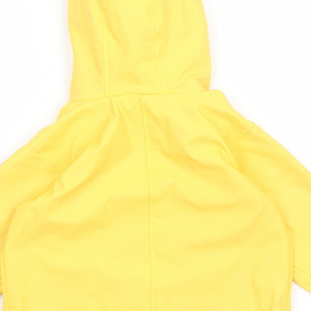 JoJo Maman Boys Yellow Rain Coat Coat Size 2-3 Years Zip