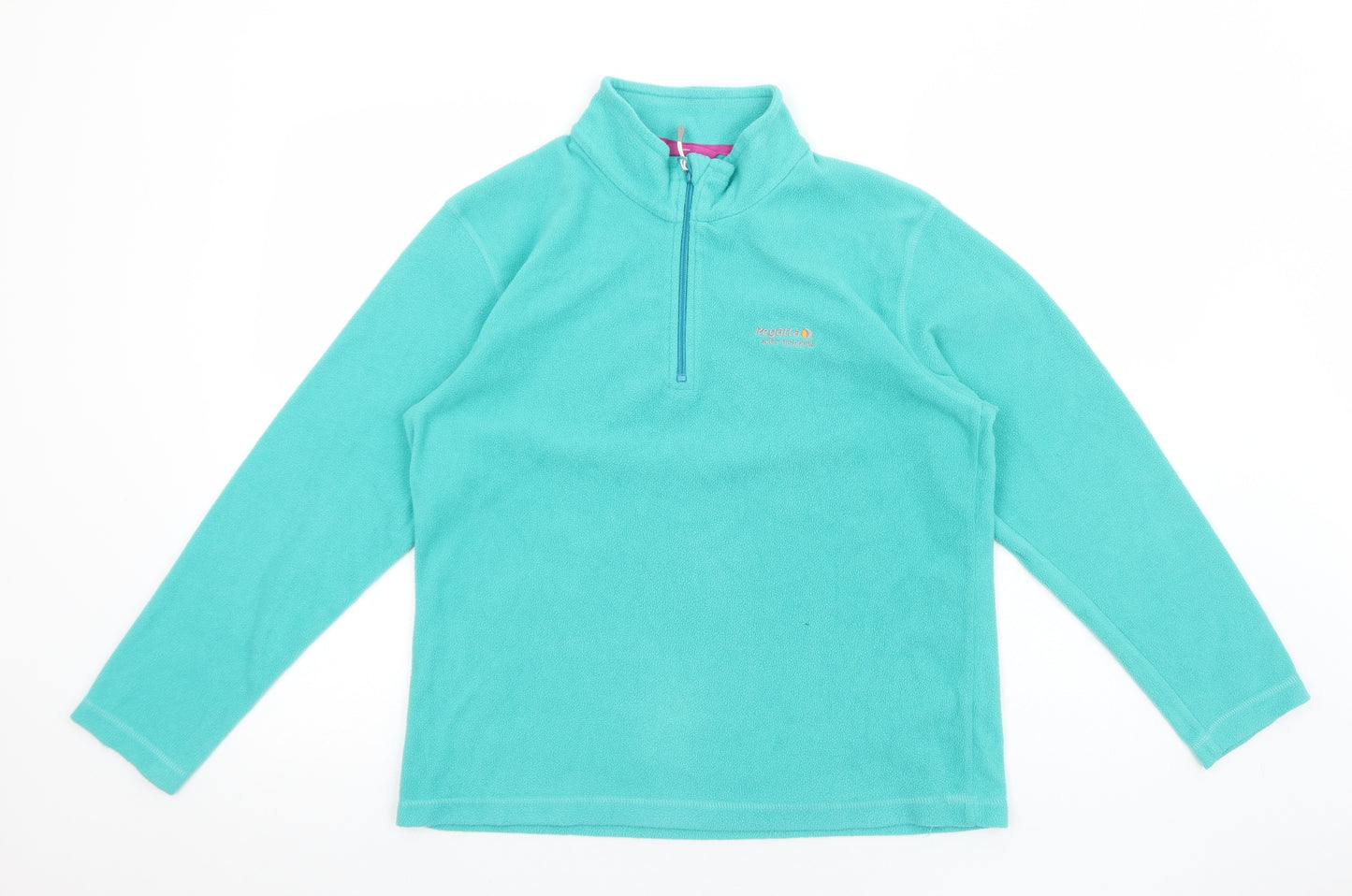 Regatta Womens Green Polyester Pullover Sweatshirt Size 12 Pullover