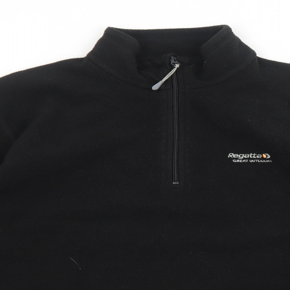 Regatta Womens Black Polyester Pullover Sweatshirt Size 16 Pullover