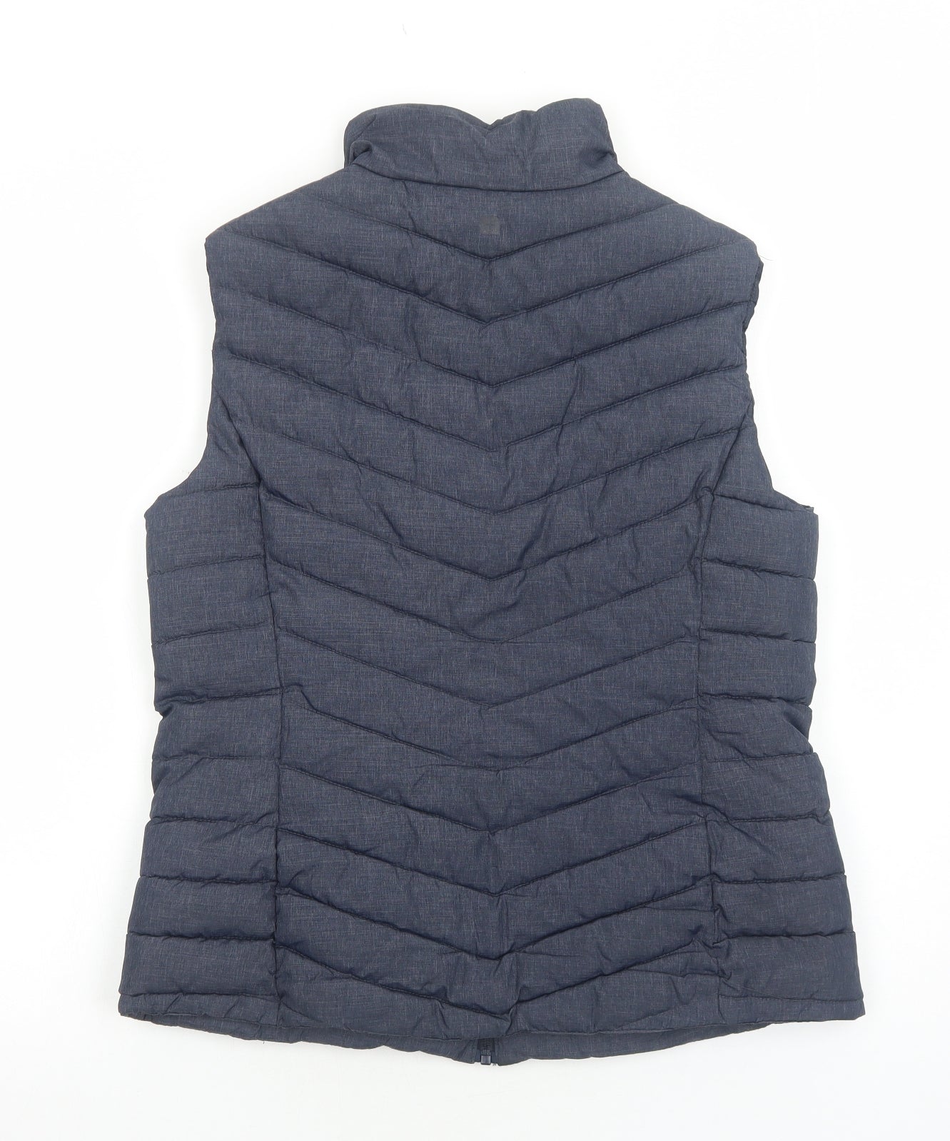 Mountain Warehouse Mens Blue Quilted Waistcoat Size M Zip