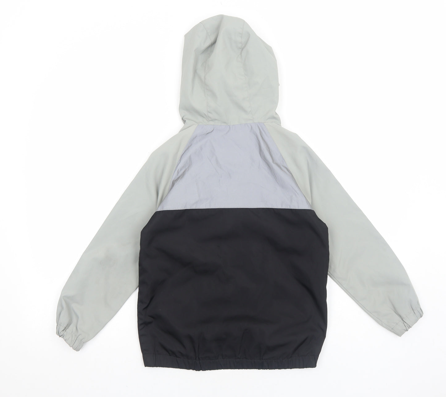 F&F Boys Grey Windbreaker Jacket Size 7-8 Years Zip