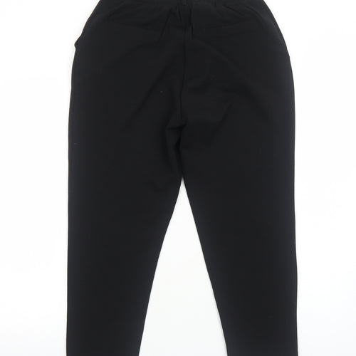Terranova Womens Black Polyester Trousers Size S Regular Zip