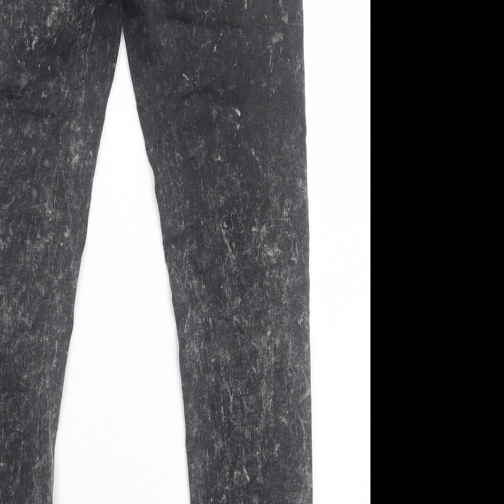 Blonde + Blonde Womens Black Cotton Skinny Jeans Size 14 Regular Zip