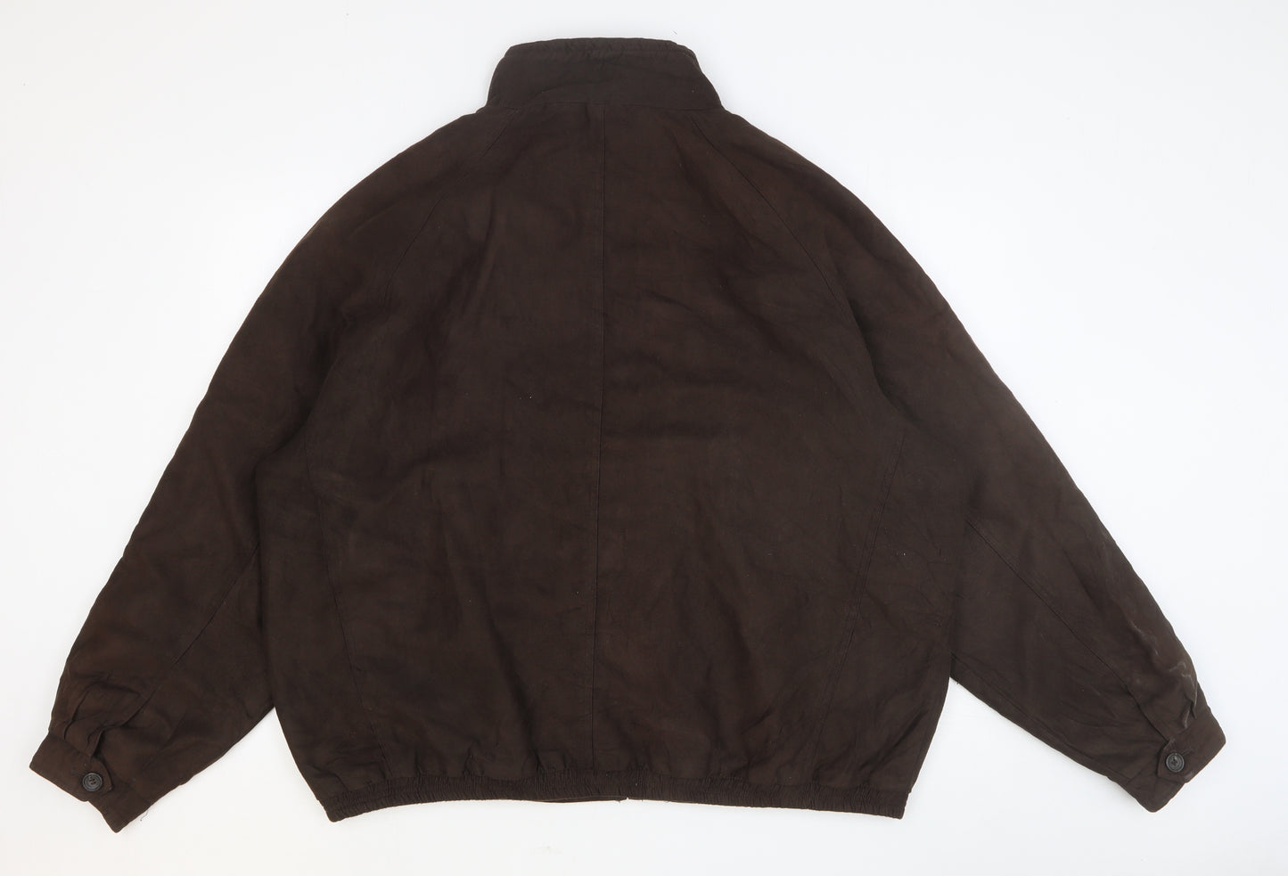 London Fog Mens Brown Jacket Size 2XL Zip