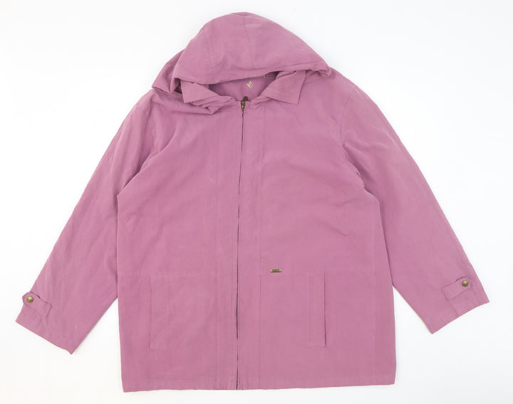 Astraka Womens Pink Jacket Size L Zip