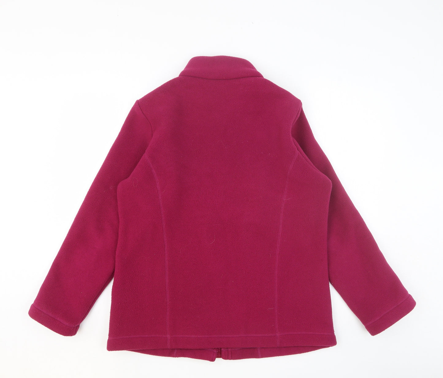 Marks and Spencer Womens Purple Jacket Size 14 Zip