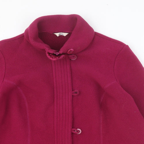 Marks and Spencer Womens Purple Jacket Size 14 Zip