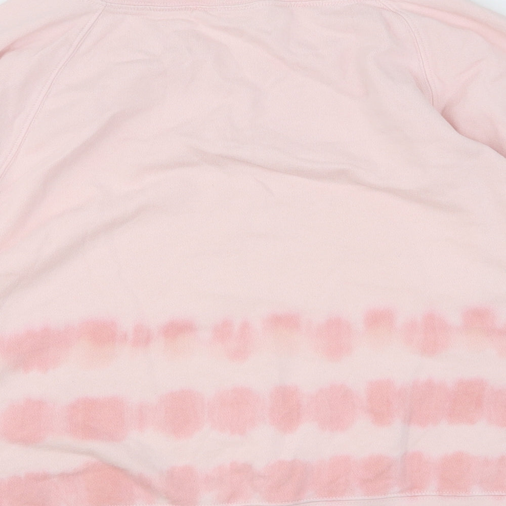 Gap Womens Pink Geometric Cotton Pullover Sweatshirt Size L Pullover - Tie Dye