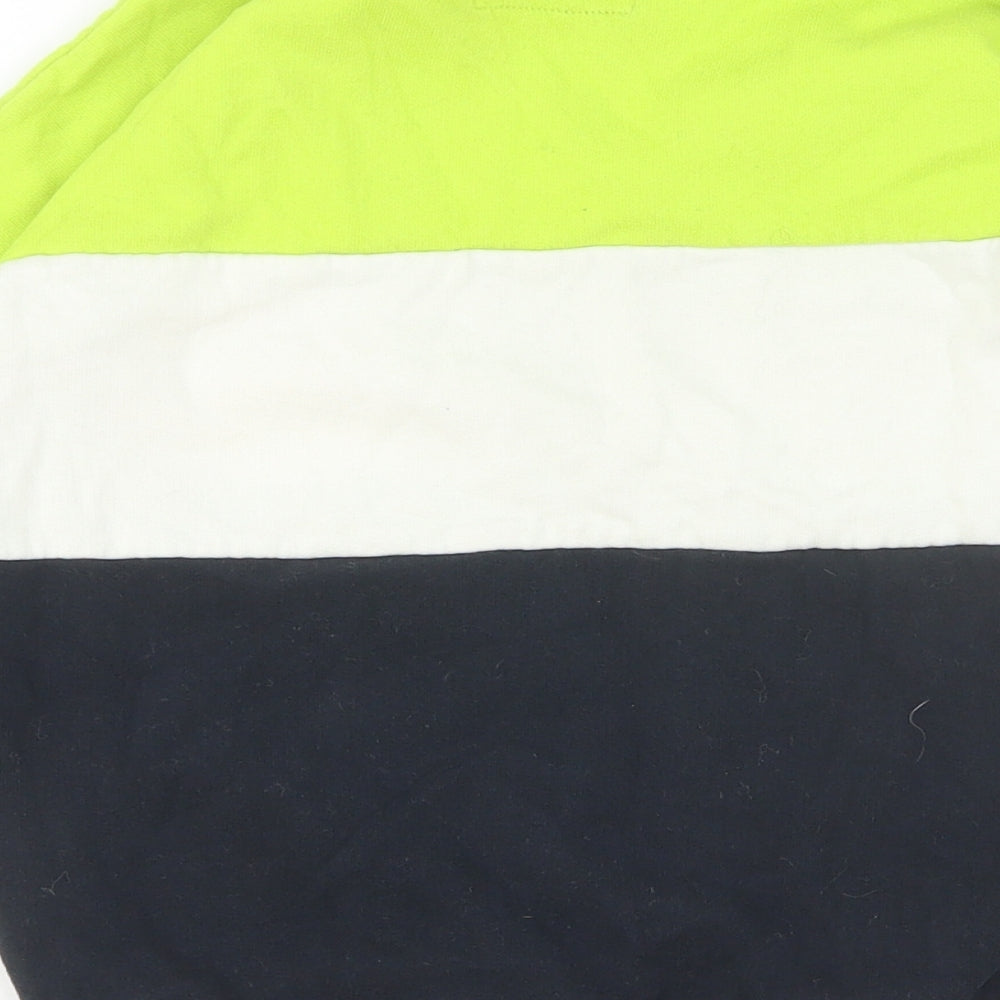 NEXT Boys Multicoloured Cotton Pullover Sweatshirt Size 6-7 Years Pullover - Colourblock
